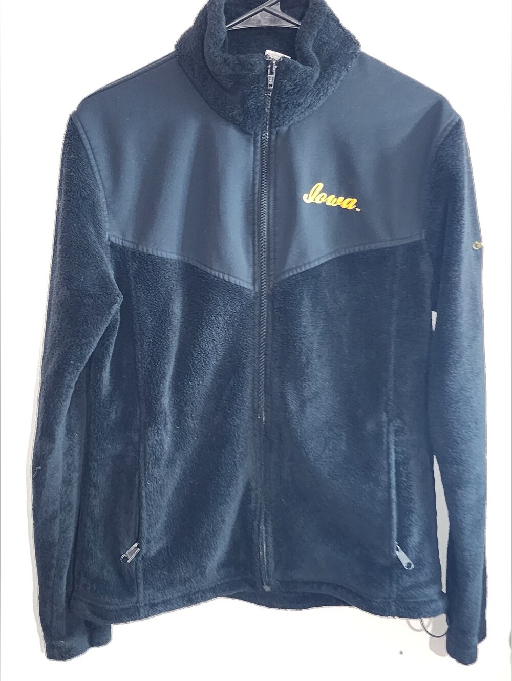 Columbia Iowa Hawkeyes Women's Black Full-Zip Fleece Jacket
